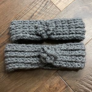 2 handmade crochet earmuffs
